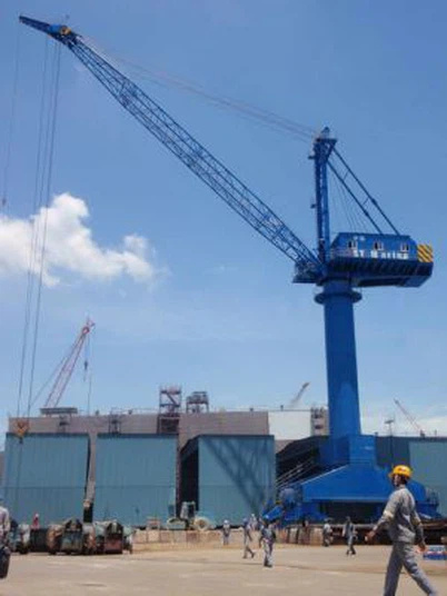 포트에 대 한 틸팅 포털 더블 빔 크레인