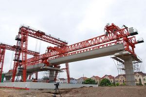 발사 대교 교량 건설에 수출