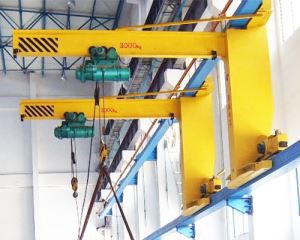 벽 고정 된 지 브 크레인